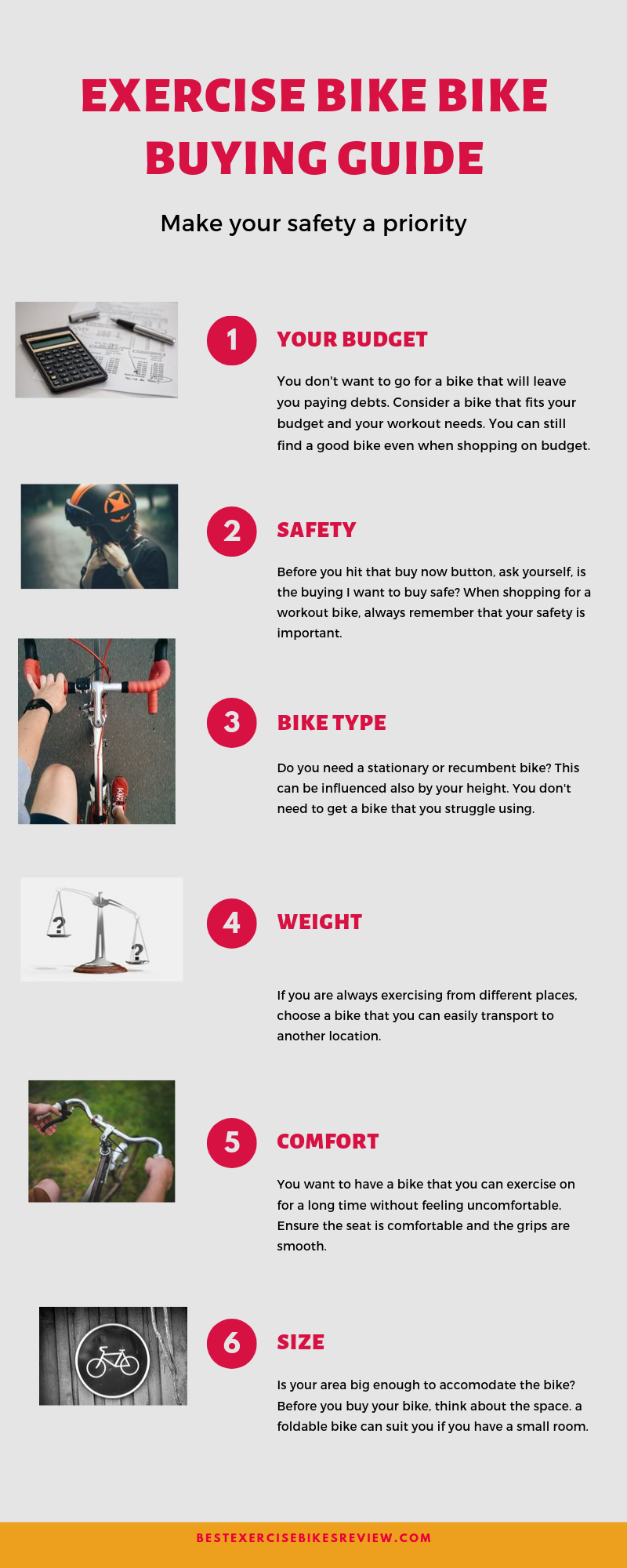 Exercise bike buying guide