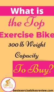 For Exercise Bike 300 lb weight capacity